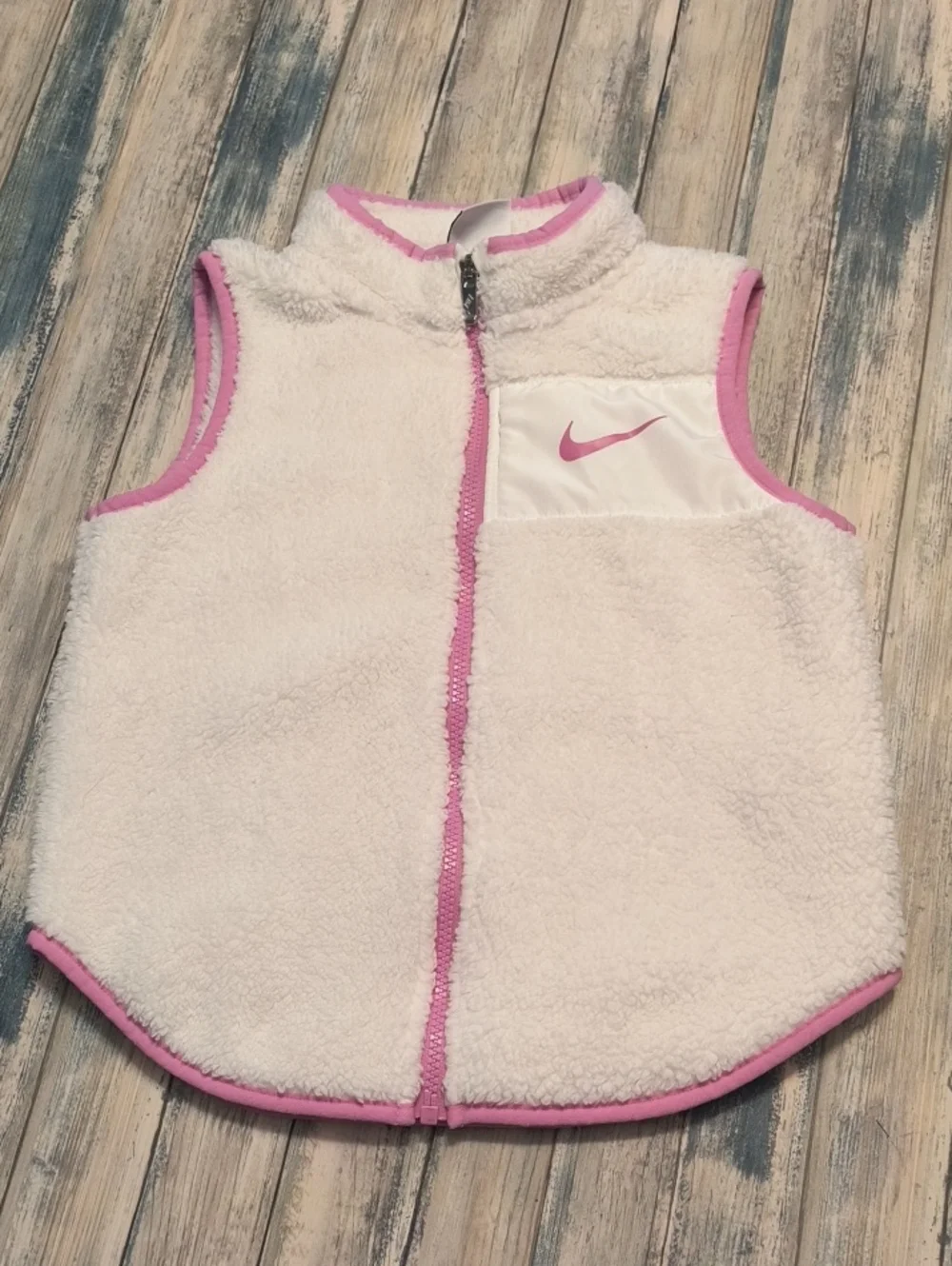 Girls Nike Sherpa Vest Size L (6-7)